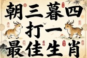 朝三暮四打一最佳生肖