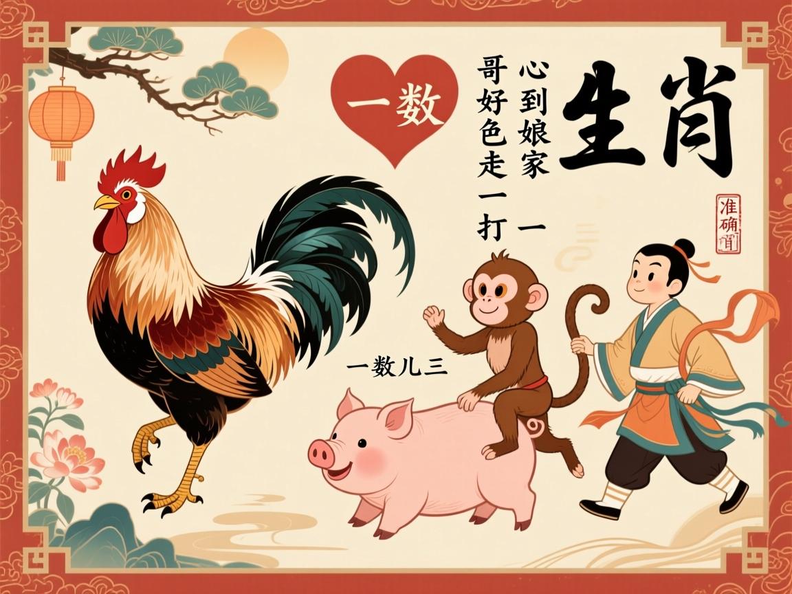 鸡前马后来 一数猴儿三 心到娘家猪 哥好色走一打一准确生肖