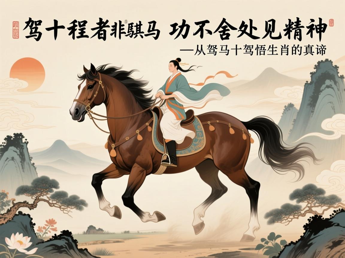 驾十程者非骐骥,功不舍处见精神—从驽马十驾悟生肖马的真谛 从驽马十驾悟生肖马的真谛