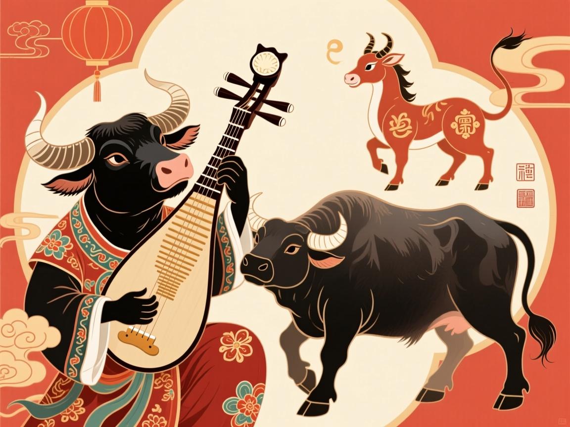 对牛弹琴与生肖牛