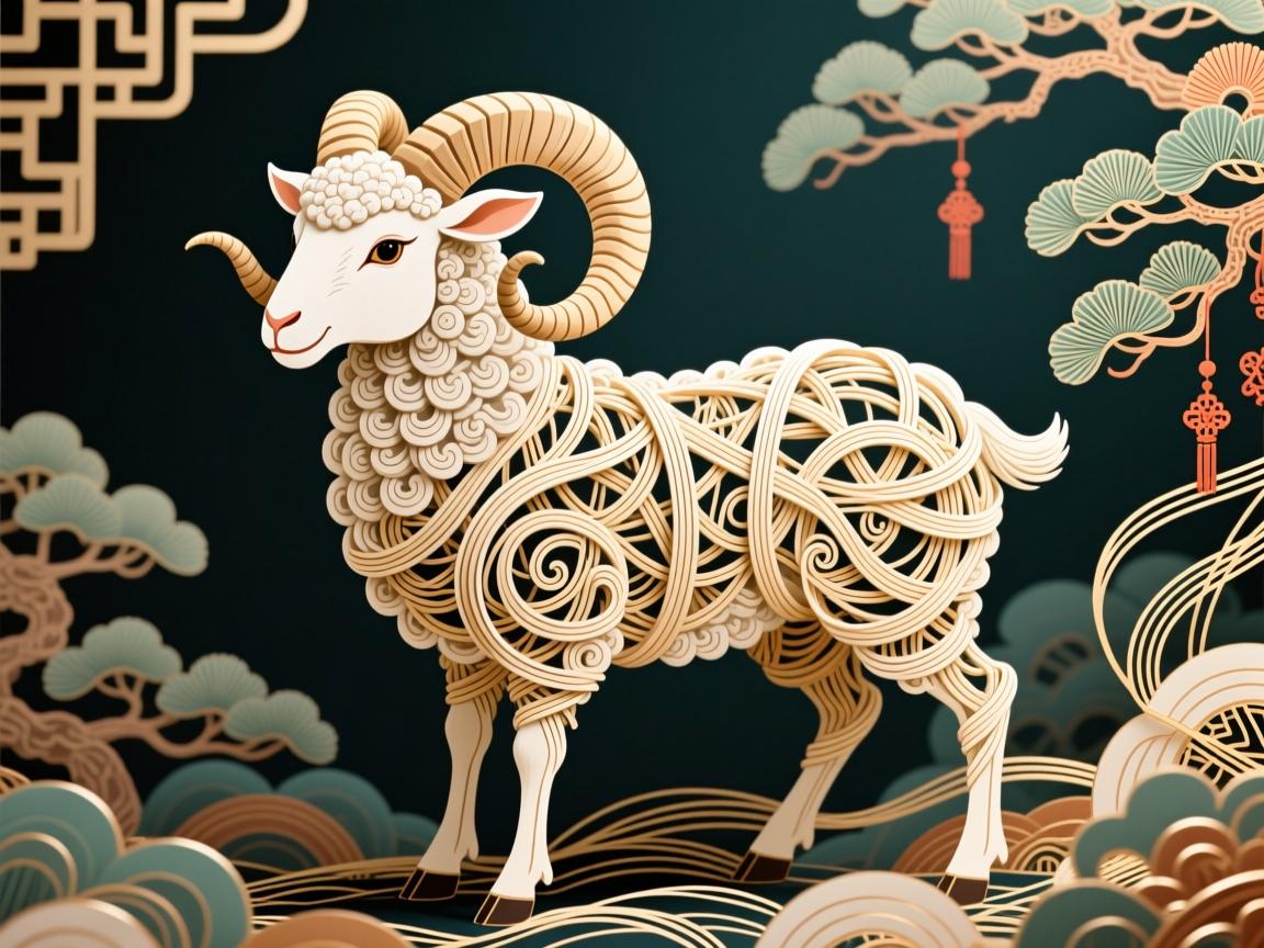 羊的象征与谜语巧思