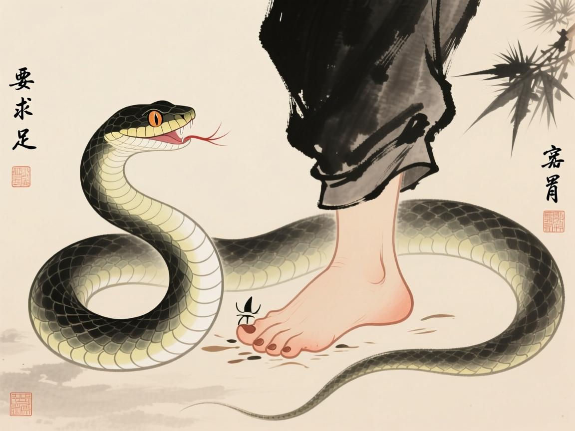 画蛇添足,那条被添上脚的蛇,究竟嘲笑了谁 那条被添上脚的蛇