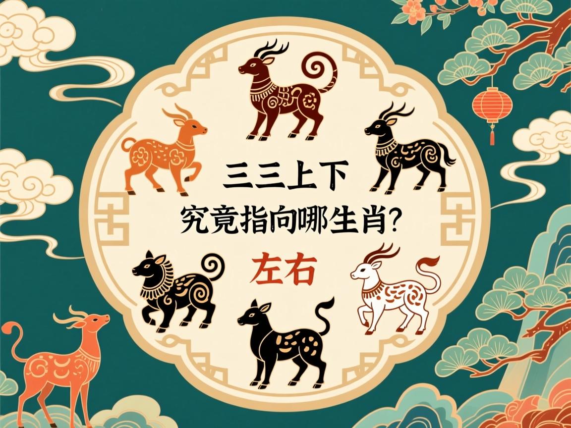 谜语探秘,三三上下左右好,究竟指向哪个生肖? 究竟指向哪个生肖