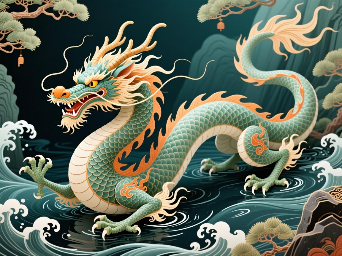 元龙高卧,潜渊蓄势终属龙 潜渊蓄势终属龙