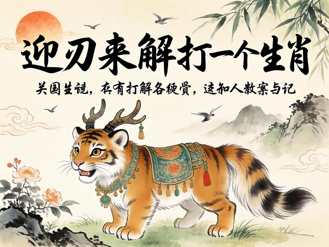 迎刃而解打一个生肖