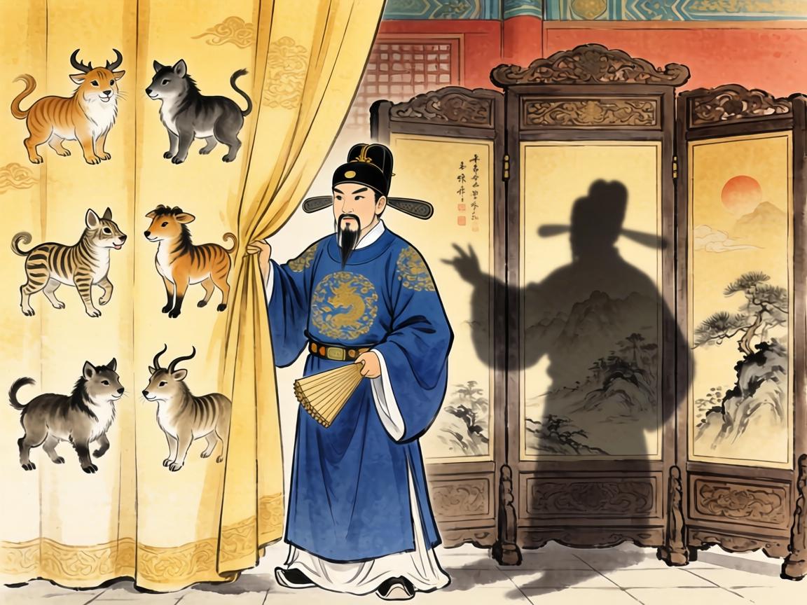 垂帘听政,帘后生肖与权力屏风上的影子博弈 帘后生肖与权力屏风上的影子博弈