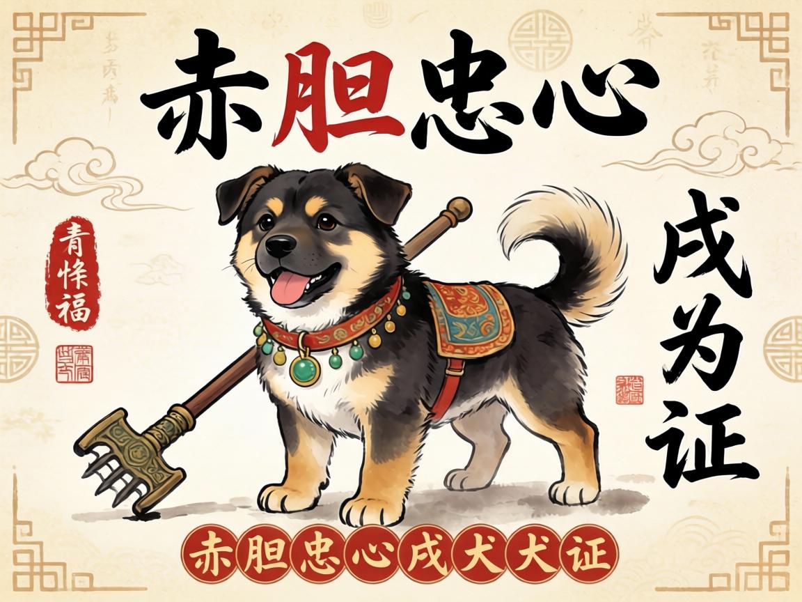 赤胆忠心,戌犬为证 赤胆忠心