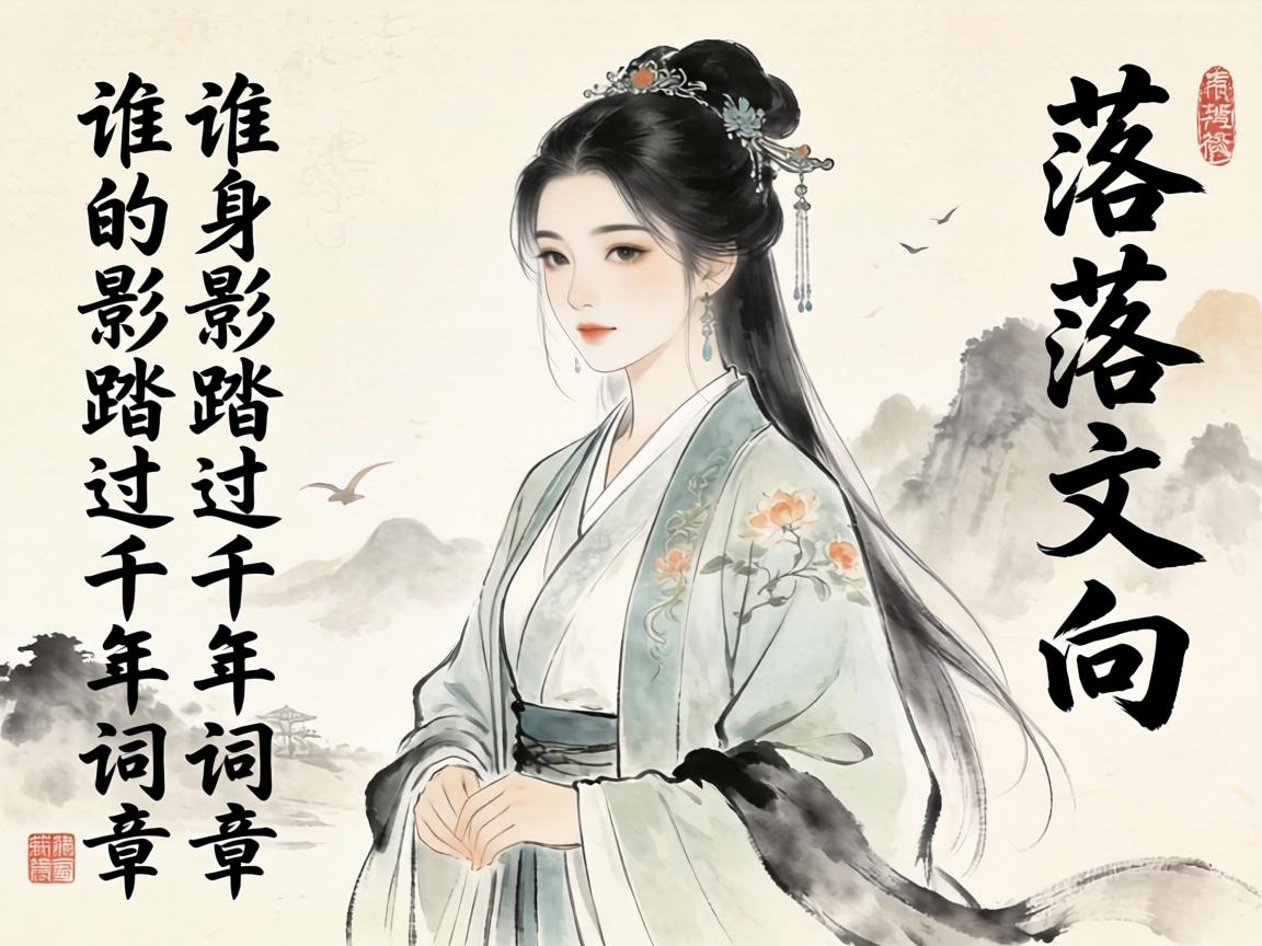 落落大方,谁的身影踏过千年词章 谁的身影踏过千年词章