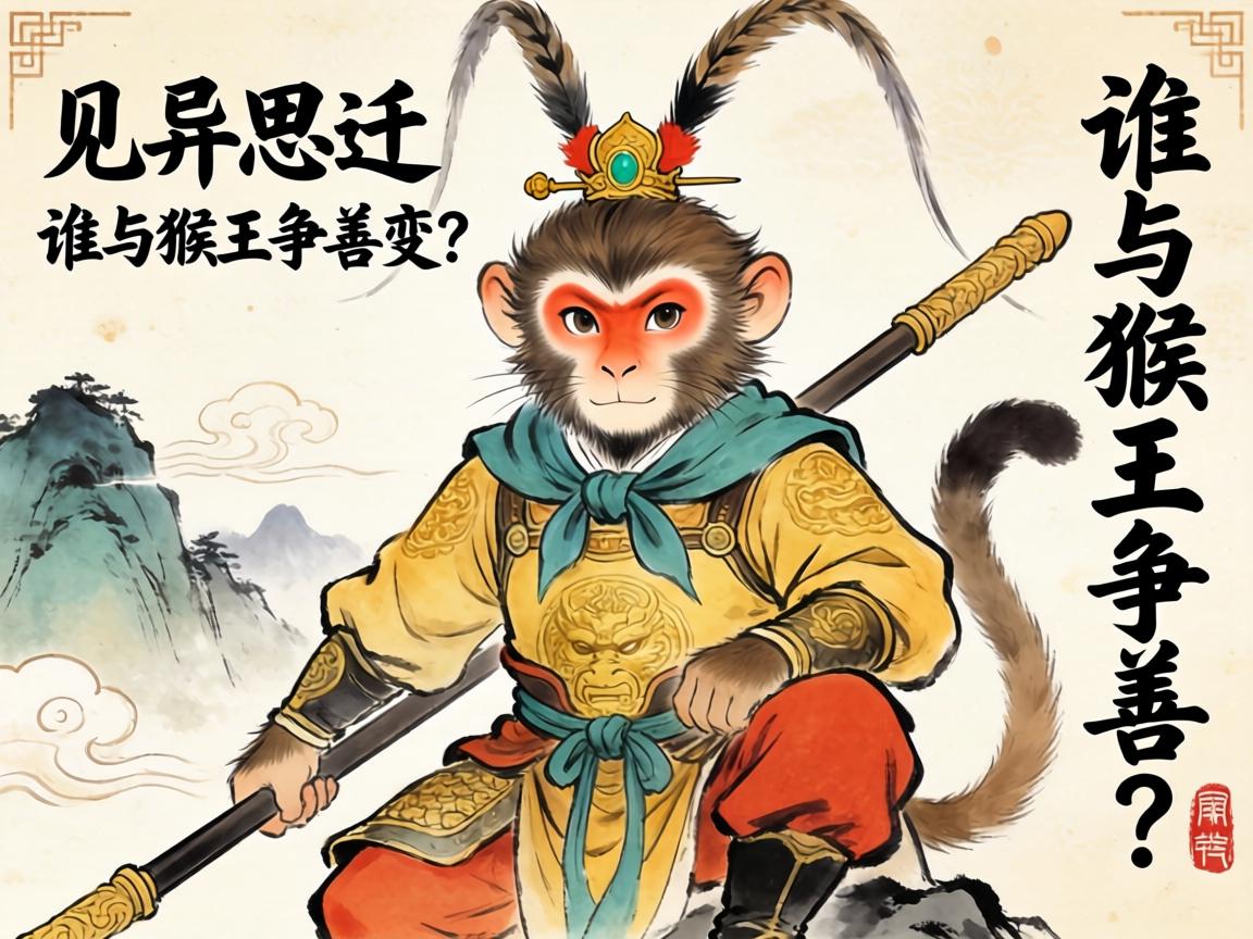 见异思迁,谁与猴王争善变? 谁与猴王争善变