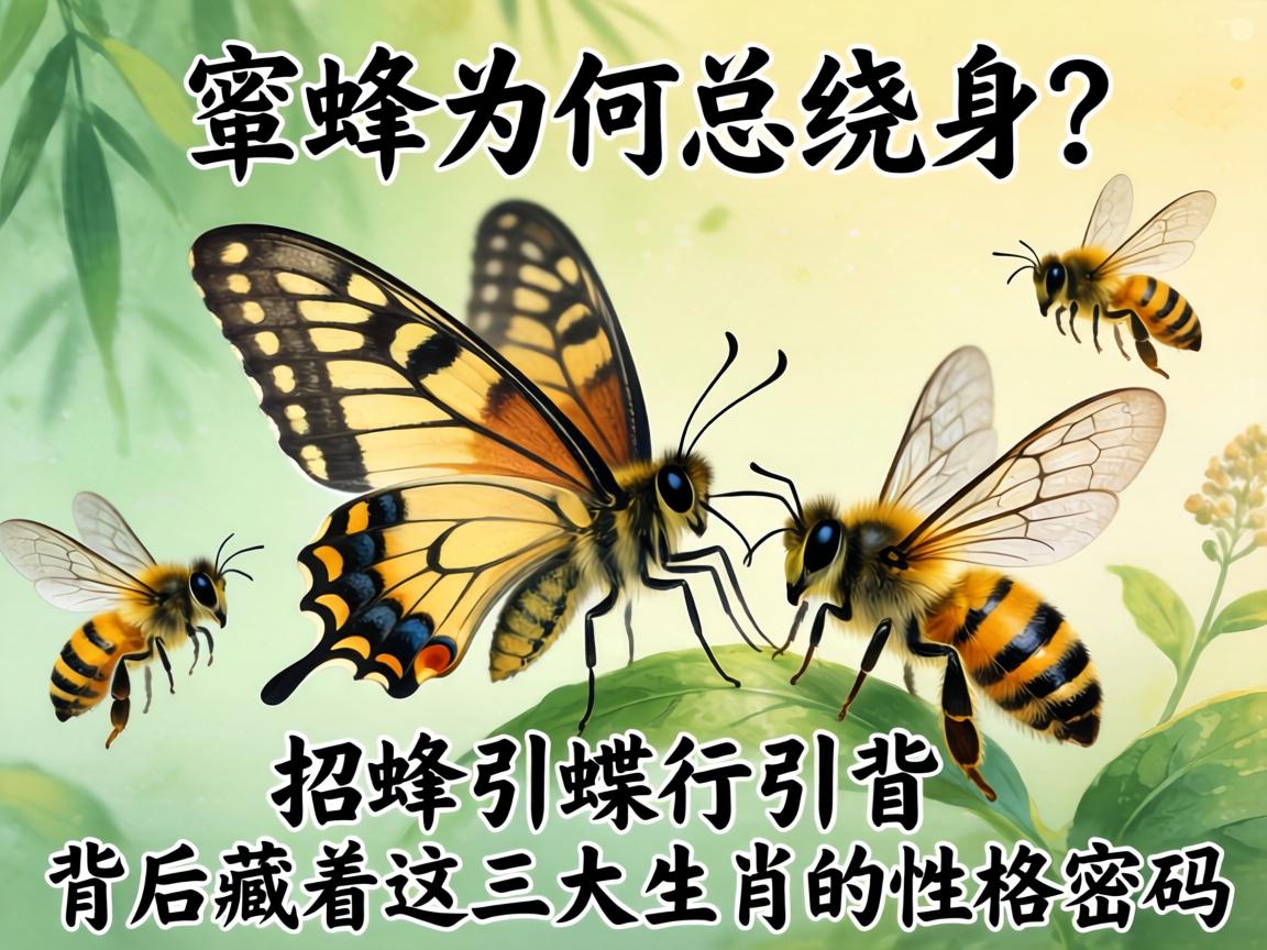蜂蝶为何总绕身?招蜂引蝶背后藏着这三大生肖的性格密码 招蜂引蝶背后藏着这三大生肖的性格密码