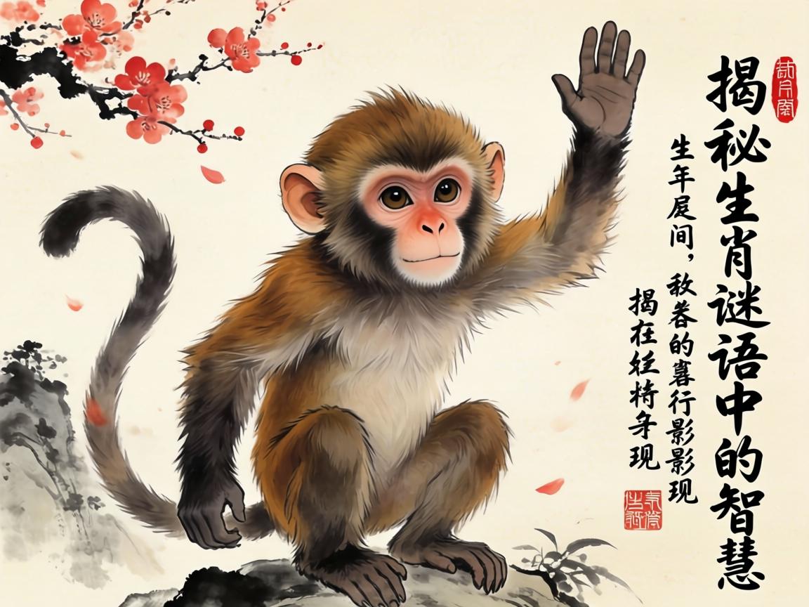 举手投足间,灵动猴影现—揭秘生肖谜语中的智慧 揭秘生肖谜语中的智慧