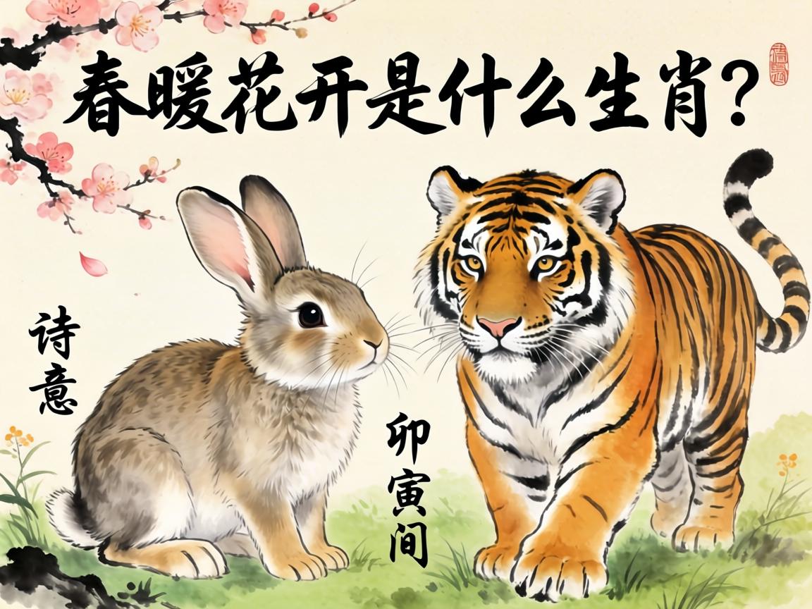 春暖花开是什么生肖?答案就在诗意的卯兔与寅虎之间 答案就在诗意的卯兔与寅虎之间
