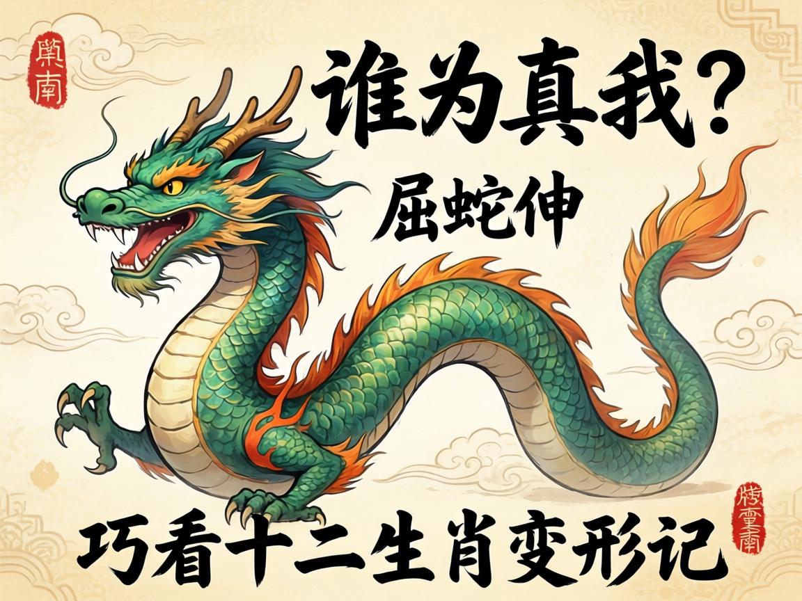 龙屈蛇伸,谁为真我?巧看十二生肖的变形记 巧看十二生肖的变形记