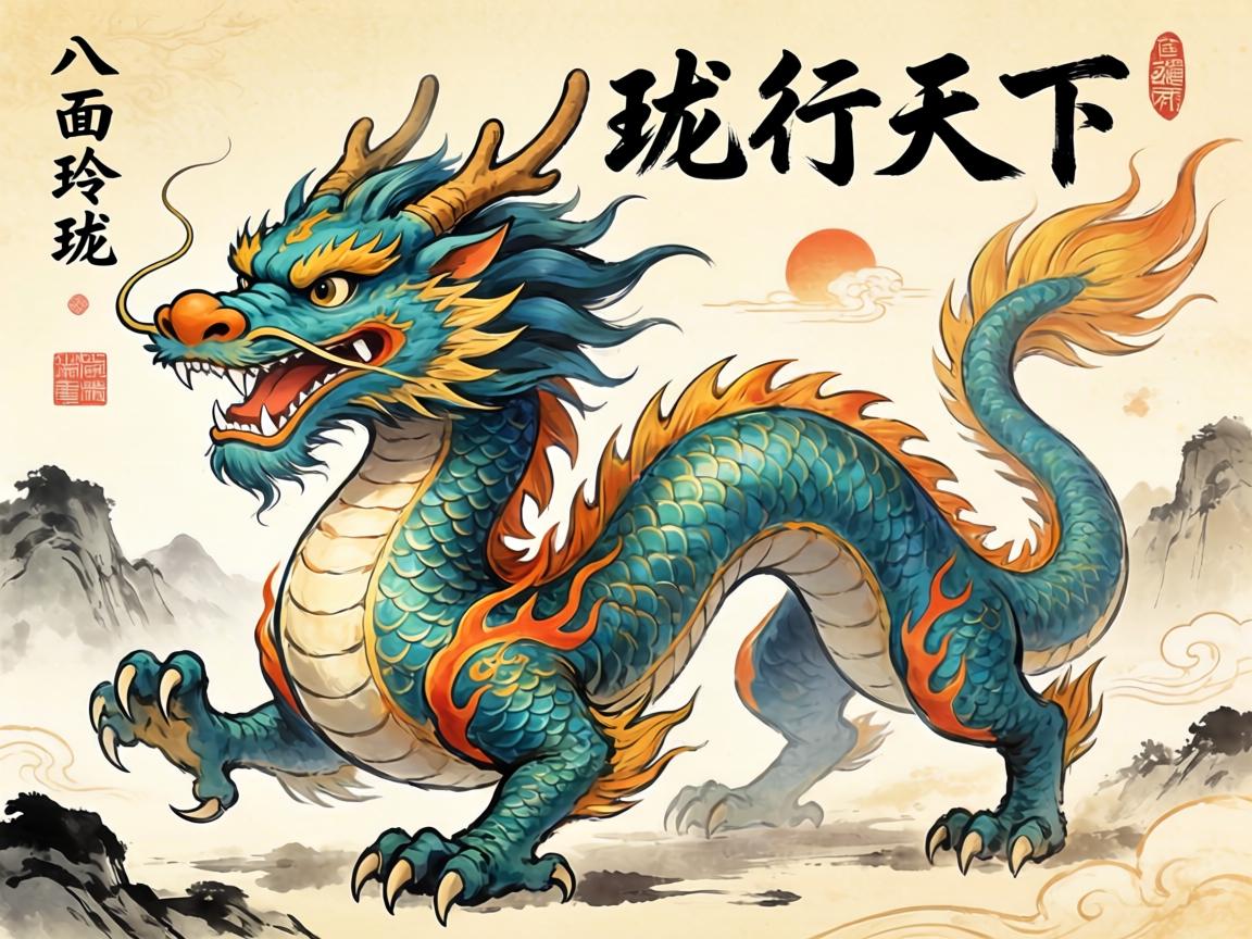 八面玲珑,龙行天下 八面玲珑