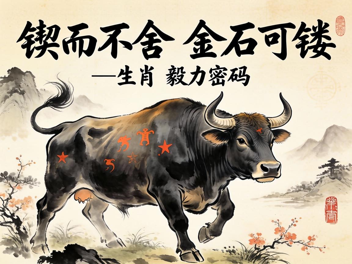 锲而不舍,金石可镂—生肖牛的毅力密码 生肖牛的毅力密码