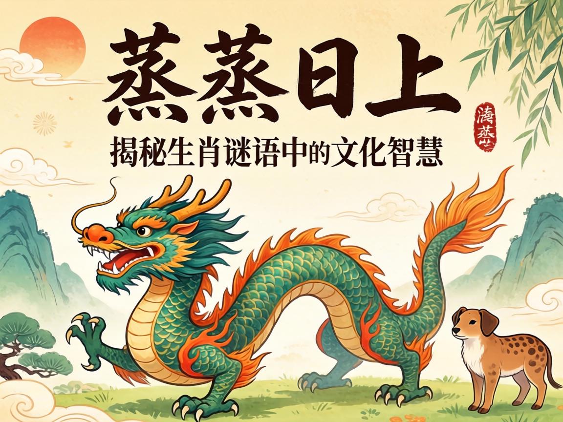 蒸蒸日上,龙腾盛世—揭秘生肖谜语中的文化智慧 揭秘生肖谜语中的文化智慧