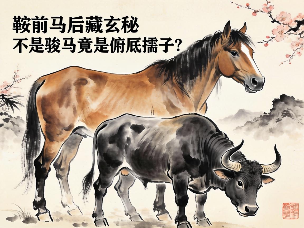 鞍前马后藏玄机,不是骏马,竟是俯首孺子牛? 鞍前马后藏玄机