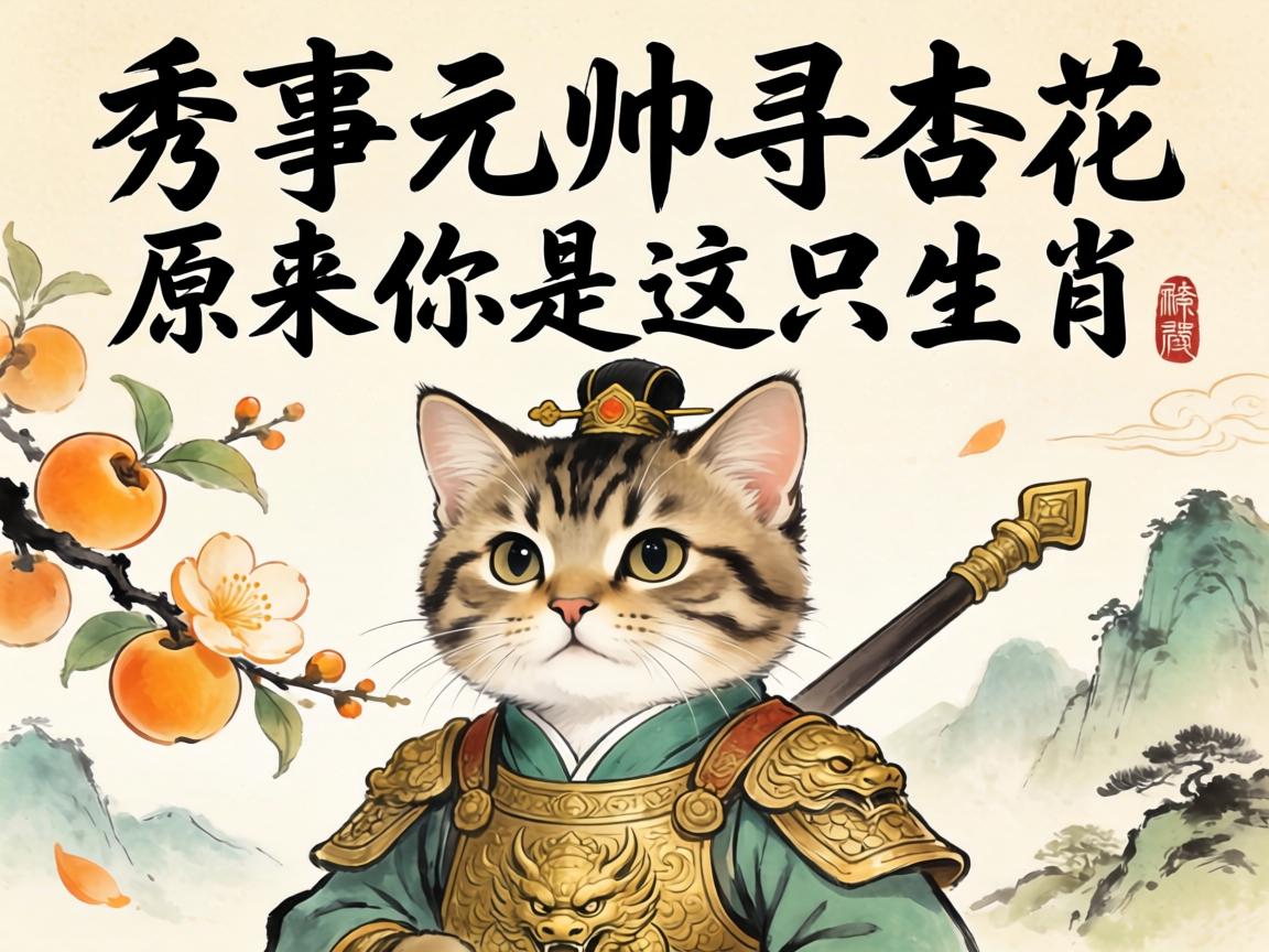 秀才元帅寻杏花,原来你是这只生肖 原来你是这只生肖