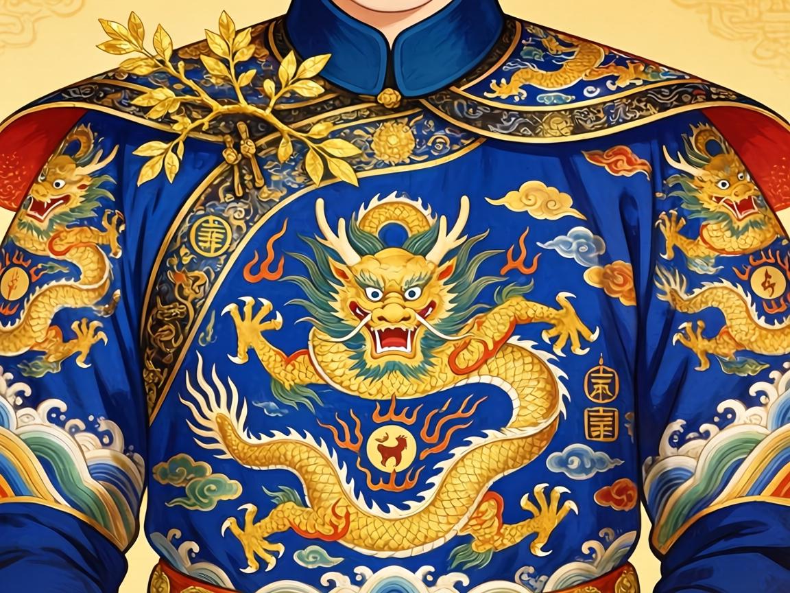 金枝玉叶,龙袍上的十二章纹 龙袍上的十二章纹