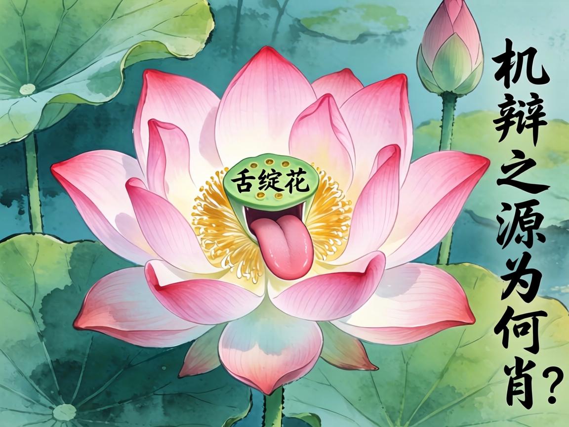 舌绽莲花的灵物,机辩之源为何肖? 舌绽莲花的灵物