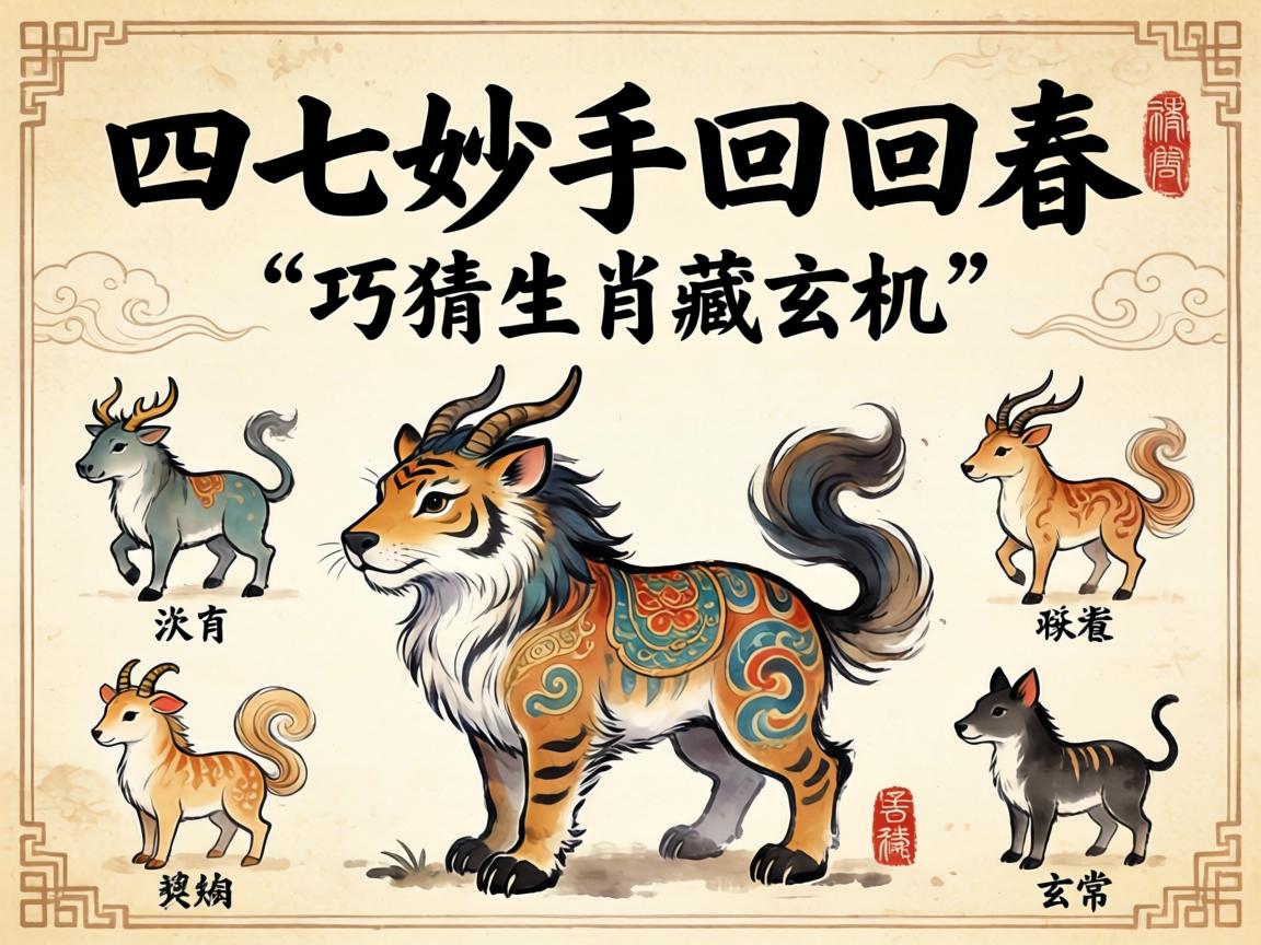 解谜,四七妙手五回春,巧猜生肖藏玄机 四七妙手五回春