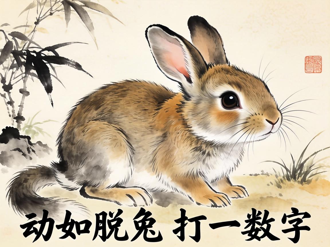 动如脱兔打一数字